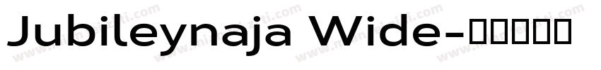 Jubileynaja Wide字体转换